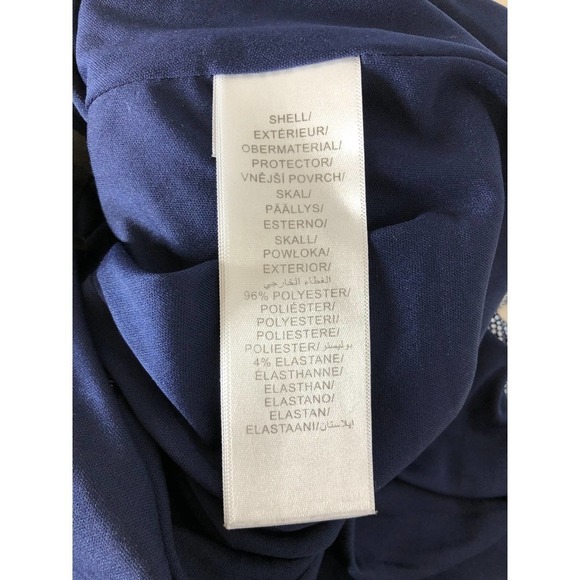 Aidan Mattox Draped Dress V Neck Sleeveless  Metallic 2 - Picture 10 of 14